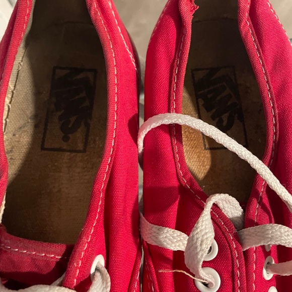 Red Vans - Picture 2 of 9